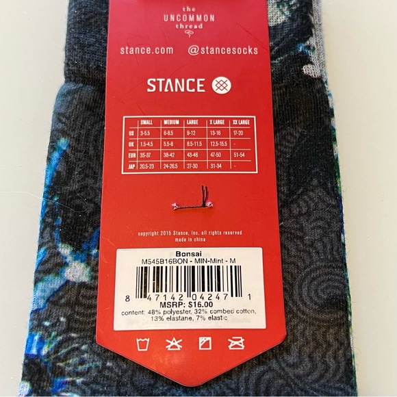 NWT Stance x D Wade Collection Bonsai socks. - Picture 5 of 5